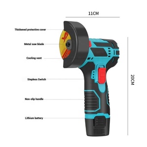 3 Inch 12V Portable Brushless Cordless <b>Angle</b> Mini Multifunctional Adapter Lithium Battery DIY Power <b>Tools</b> AT-AG7501 3 Inch 12v P - Product Image 3
