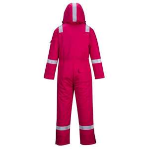 PORTWEST - FR53RERXL Combinaison d'hiver rouge résistante au feu et antistatique-EAN 5036108284160 FLAME RESISTANT WORKWEAR - Product Image 2
