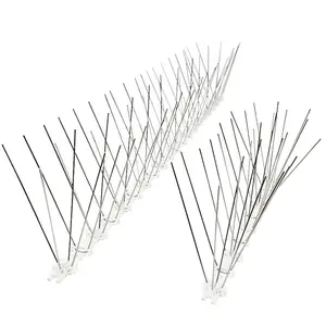 Professional Plastic Bird Spike anti pigeonstainless steel thorn 50cm 20/40/60 nail bird control nail bird spike