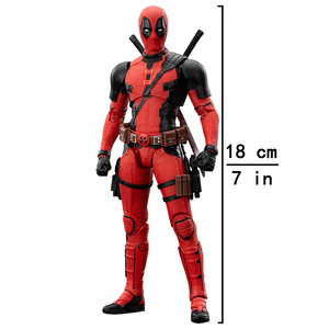 ZD Toys Figuras de Acción Originales de la Película <span class=keywords><strong>Deadpool</strong></span> 3, <span class=keywords><strong>Deadpool</strong></span> de 7 Pulgadas (18 cm), Escala <span class=keywords><strong>1</strong></span>/10, Articulaciones Móviles - Product Image 5