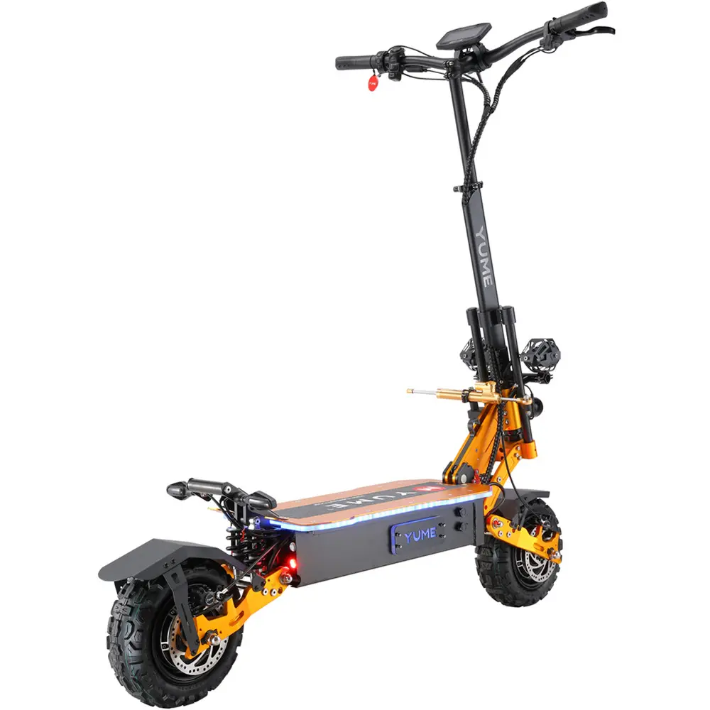 YUME best scooter mid display 6000w dual motor electric motorcycles adult folding electric scooter with 11 inch fat tire