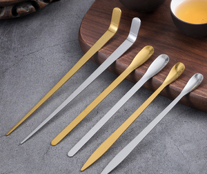 Stainless Steel Pu <strong>'er</strong> Tea Spoon with Long-handled Tea Needle, Tea Dividing Spoon, Tea Brewing Tool Tea Ceremony Accessories - Product Image 2