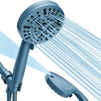 Pommeau de Douche de Qualité Supérieure avec 5 Réglages, Protection Anti-Brûlure pour Usage Familial, Matériau ABS Durable, Longue Durée de Vie