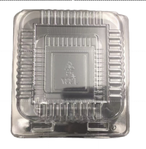 J337 Disposable square Fast Food Packaging Burger/Sandwich/Food Plastic Boxes