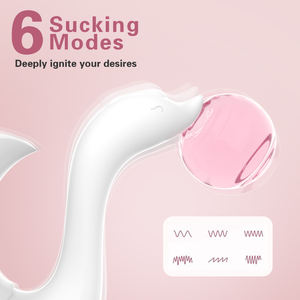 LIL sirena da <span class=keywords><strong>donna</strong></span> nuovo Design vibratore succhiare cigno G-Spot clitoride stimolatore massaggiatore dildo potere modalità di aspirazione vibrante - Product Image 5