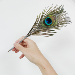 <span class=keywords><strong>Stylo</strong></span> à bille <span class=keywords><strong>vintage</strong></span> avec plumes, logo personnalisé, vente en gros - Product Image 4