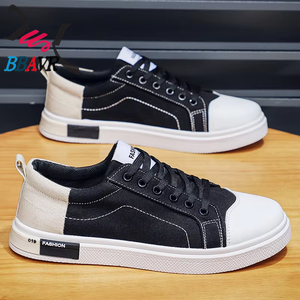 Zapatos Planos Deportivos Transpirables de Lona con Cordones para Estudiantes, Antideslizantes, para Hombre, Moda 2025 - Product Image 5