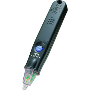 HIOKI 3481 AC <b>Voltage</b> <b>Detector</b> <b>Pen</b> with LED Light Analog Only Display CAT4 600V Accuracy 30g Lightweight Made in Japan - Product Image 1