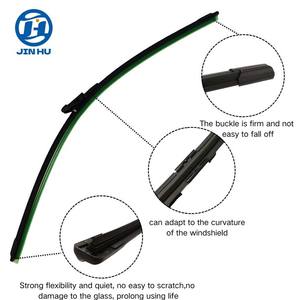 Nouvelle conception d'accessoires de voiture, lames d'essuie-glace de remplacement en caoutchouc naturel noir pour automobile, vente populaire - Product Image 3