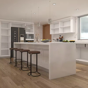 Mobili da Cucina Modulari Moderni con Design in Blockboard e Legno - Product Image 6