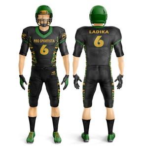 Uniforme Deportivo Personalizado de Fútbol Americano y Rugby, Jersey de Competición, Uniforme de Entrenamiento, Traje Deportivo con Número de Jugador AF10, Manga Corta - Product Image 5