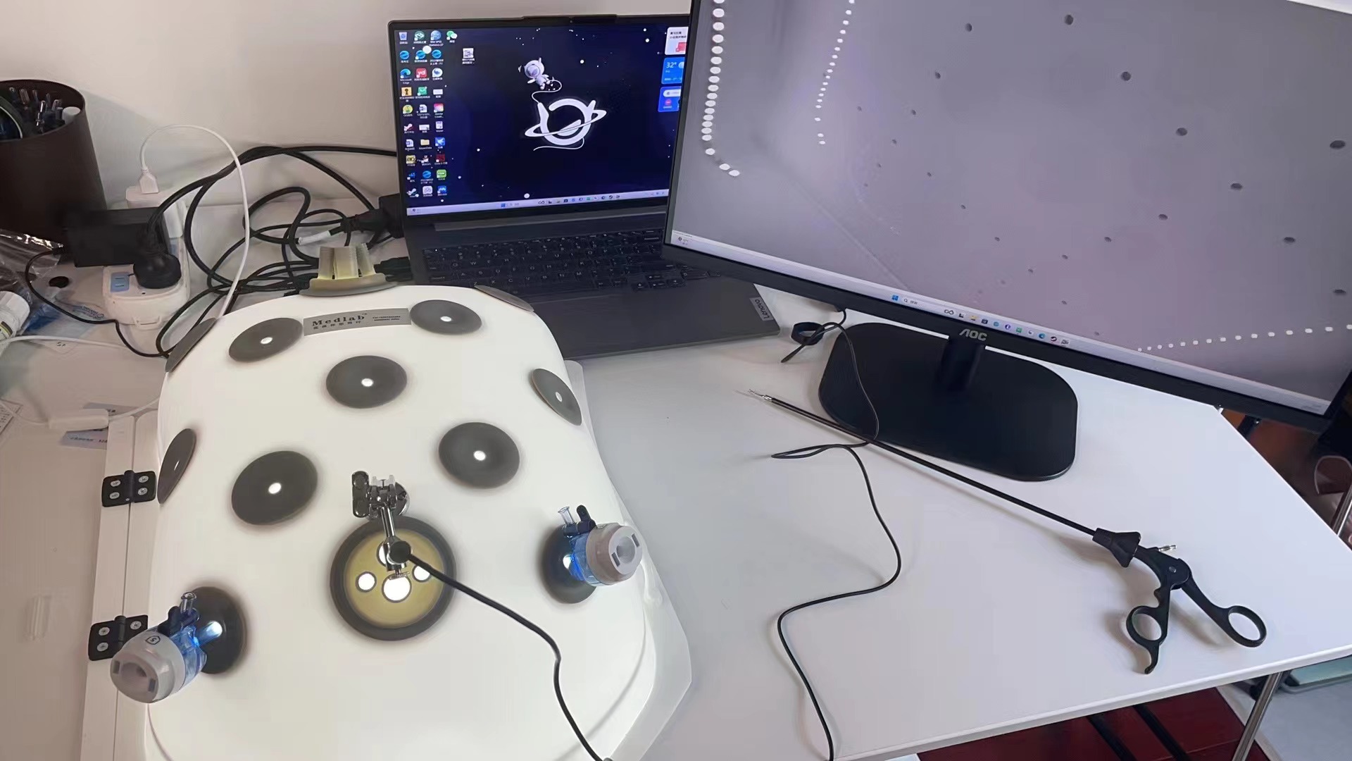 laparoscopic simulator training box