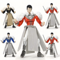 Figurine articulée tendance de guerrier à épée fantastique, imprimée en 3D FDM, entièrement articulée, jouet d'action de collection, modèle inspiré du Japon