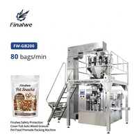 Machine d'emballage préfabriquée pour aliments pour animaux de compagnie à granulés mixtes entièrement automatique avec couvercle de protection de sécurité Finalwe