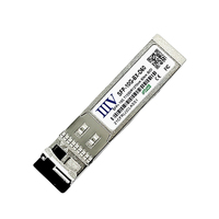 Émetteur-récepteur SFP+ BIDI 10G de qualité supérieure avec logo IIIV, 60 km, bidirectionnel, monomode, 1270/1330 nm, interface LC, fibre optique