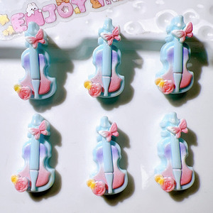 Accessoires en résine de violon simulé Violon-Caractéristiques Accessoires de bricolage en acrylique Matériaux faits à <span class=keywords><strong>la</strong></span> main - Product Image 5