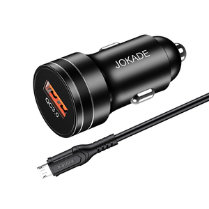 Chargeur de voiture Jokade 3A 18W Micro USB à charge rapide pour smartphones - Product Image 3