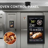 Controlador de Horno con Pantalla a Color MK5L19-61, Entrada de Temperatura de 2 Canales, Termostato Impermeable IP68 para Horno de Pizza y Pan