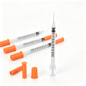 Seringues à insuline 1 ml, calibre 31, pour soins vétérinaires, U100, 6 mm, 50 unités, <span class=keywords><strong>seringue</strong></span> hypodermique - Product Image 2
