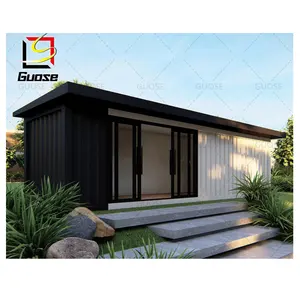 Luxury Shipping Container 40ft Mobile Light Steel Villa Glass Door Living Container House