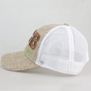 หมวกเบสบอลทรงทรัคเกอร์ทำจากใยไผ่และป่านออร์แกนิก ปักลายนูน 3 <span class=keywords><strong>ม</strong></span>ิติ แบ<span class=keywords><strong>บ</strong></span>กำหนดเอง เป็น<span class=keywords><strong>ม</strong></span>ิตรกับสิ่งแวดล้อ<span class=keywords><strong>ม</strong></span> รีไซเคิลได้ - Product Image 5