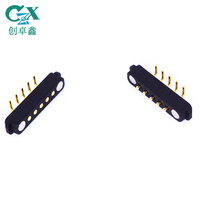 Connecteur magnétique CZX USB-C pour la charge et le transfert de données avec connecteur magnétique 5 broches Pogo Pins