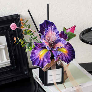 Ornements d'aromathérapie liquide en forme de fleur d'<span class=keywords><strong>iris</strong></span>, multi-parfums, pour une ambiance fraîche, pour table à manger, salon, bureau, sans flamme, essentiel - Product Image 3