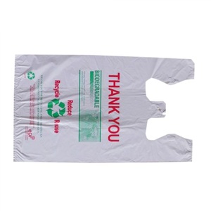 Bolsas de Compras de Plástico HDPE Biodegradables Personalizadas con Logotipo Impreso, Precio de Fábrica, Alta Calidad - Product Image 3