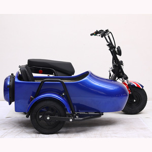 Vélo cargo électrique à 3 roues, tricycle électrique avec pneus larges, <span class=keywords><strong>side</strong></span>-<span class=keywords><strong>car</strong></span> rétro, 60V2000W, vélo électrique vintage à <span class=keywords><strong>vendre</strong></span> - Product Image 4