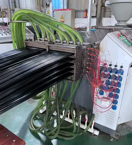 PA66 Gf25 Istirahat Termal Poliamida Strip Nilon Extruder Mesin Produksi Line