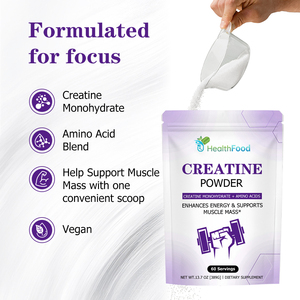 OEM ODM Creatine Monohydrate Powder with Creatine Monohydrate Supports Lean Muscle Growth Support Muscle Mass Powder - Product Image 6