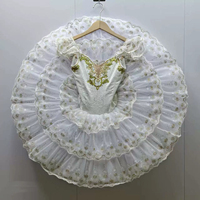 Costumes de tutu de ballet professionnel pour adultes élégants avec détail de crêpes attrayant nouvelle tenue de performance pour robes de danseuse pour enfants
