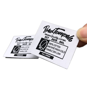 <strong>Iron</strong> <strong>on</strong> Straight Cut Woven <strong>Labels</strong> Size <strong>Label</strong> Garment Tagsfor <strong>Clothing</strong> - Product Image 1