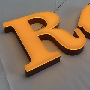 Panneau publicitaire LED 3D personnalisé en acrylique pour extérieur/intérieur, à fixer au mur, avec plusieurs couleurs pour les bureaux et les magasins - Product Image 4