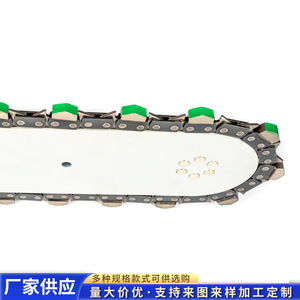 Custom Made 3/8 <b>Stone</b> Saw Chain For ICS <b>Machines</b> Diamond <b>Cutting</b> Chain Part Number LS Jgdz 02 - Product Image 2