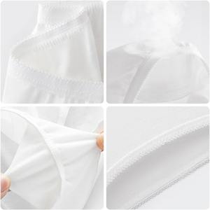 Ladies <b>Briefs</b> Panties Disposable Cotton White Big Size Soft Hygienic All-Day Comfort Fit Sterile Durable for Pregnant <b>Women</b> - Product Image 5
