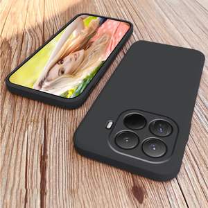 Funda de Silicona para Xiao mi 15T Pro, Resistente a Impactos, Negra, Delgada, para 15T Pro - Product Image 1