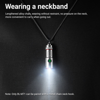 Mini lampe torche LED portable à haute intensité rechargeable par USB en alliage d'aluminium étanche longue portée super brillante