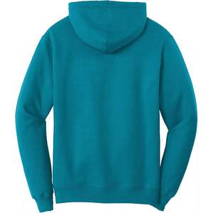 เสื้อฮู้ดขนแกะสวมหัวแบบสวมหัวมีฮู้ดสำหรับ Teal-4XL กลางแจ้ง - Product Image 3