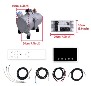 Okyrie universale 12V 24V <span class=keywords><strong>Auto</strong></span> <span class=keywords><strong>parcheggio</strong></span> compressore AC 4 fori a parete unità di condizionamento elettrico - Product Image 5