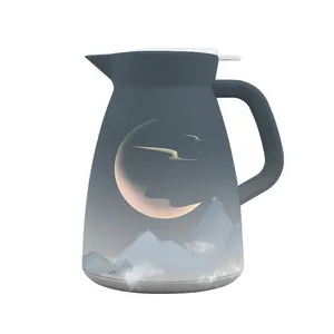 Pot à café thermique en acier inoxydable de grande capacité, bouilloire à eau, maintien au chaud et au frais
