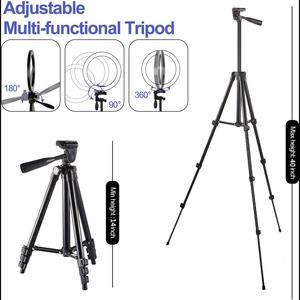 Aro de Luz LED RGB de 10 Pulgadas con Trípode, Luz de Relleno para Fotografía, Soporte para Teléfono, Lámpara Circular para Maquillaje y TikTok - Product Image 4