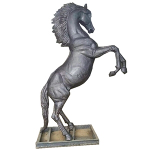 Statue de Mare en laiton et cuivre, grande taille, vie de jardin, personnalisé, Sculpture de cheval en Bronze - Product Image 3