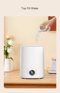 RUNAL Humidificateur ultrasonique à remplissage par le haut 6L, brume froide et chaude, aromathérapie, contrôle par application, pour usage domestique 2L 3L 4L 5L N - Product Image 6
