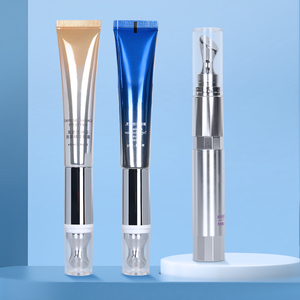 20ml di plastica in alluminio oro spremere vuoto in lega di zinco metallo applicatore vibrante occhi crema tubo 19mm diametro PP Cap cosmetici - Product Image 6