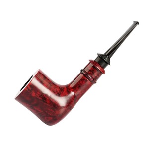 Briarwood Tobacco Pipe Bent Type Cumberland Vulcanized Rubber Mouthpiece Zhejiang Origin - Product Image 4