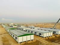 Système de construction préfabriquée en panneaux pour camps de secours et d'exploitation minière, mobilisation rapide, aide humanitaire d'urgence, norme ONU