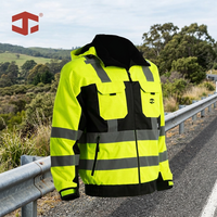 Veste industrielle JIADE FR antistatique pour hommes, résistante aux flammes, réfléchissante, col en velours côtelé, pétrochimie, mines, entrepôt