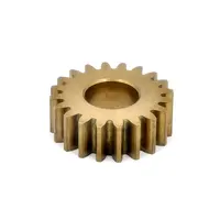 Custom Gear Manufacture, Small Brass Spur Gear Wheel