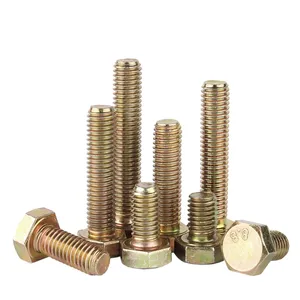 HEXAGONAL BOLT & NUT Y.Z.P MM For Industrial, Grade: Gr 4.6